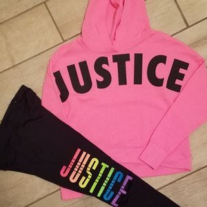 NWT JUSTICE ACTIVEWEAR SET